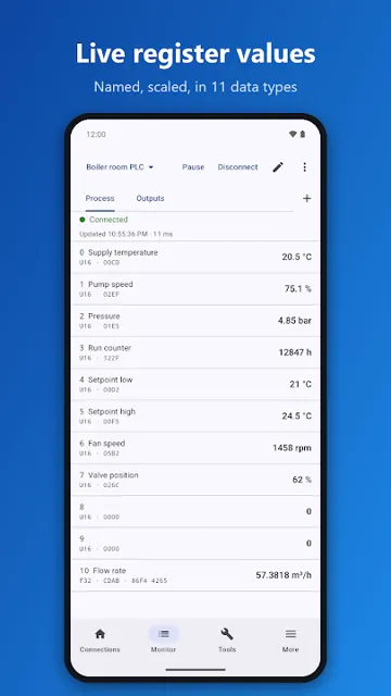 ModbusBB screenshot 2