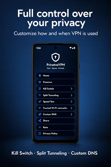 PrivatraVPN screenshot 2